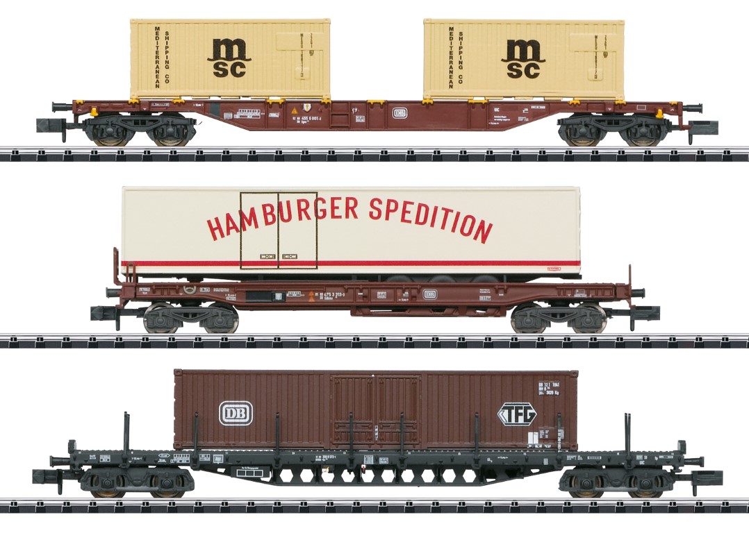 Trix 18702 - Containerwagen-Set Containerv