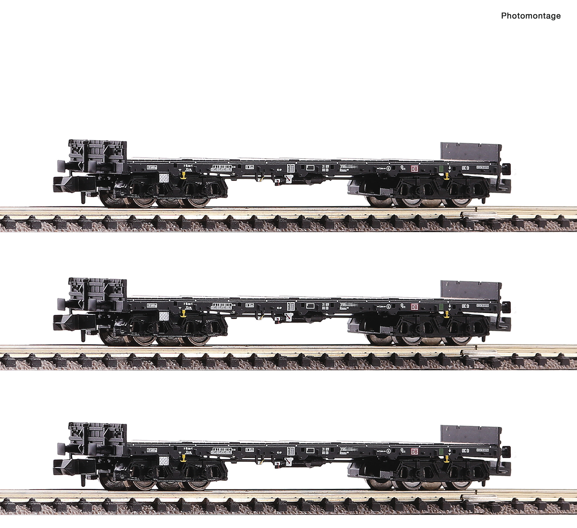 Fleischmann 826710 - 3-tlg.Set Flachw. DB AG